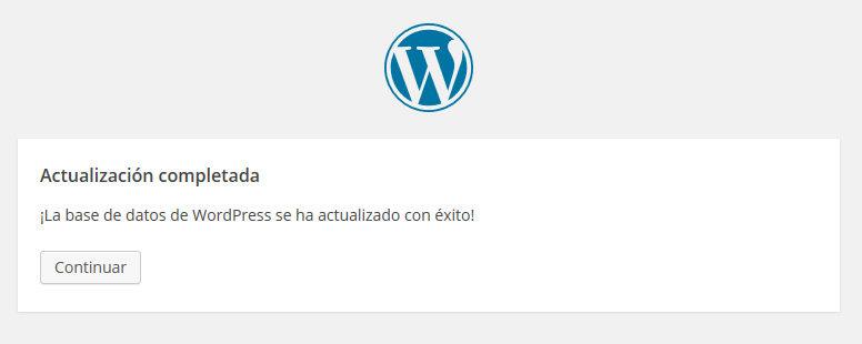 Actualizacion wordpress completa